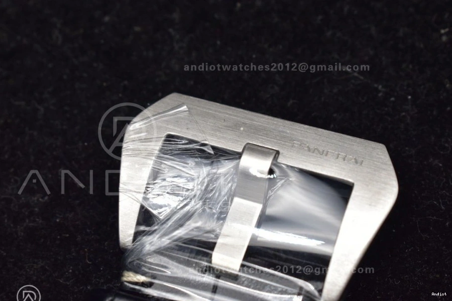 A6497 Edition H 1:1 Superlumed on Y-Incabloc XF Leather PAM217 Dial with Best Black Strap 0113